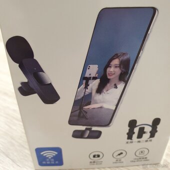 Bezdrotový 2.4G mikrofonný systém K9 - 8