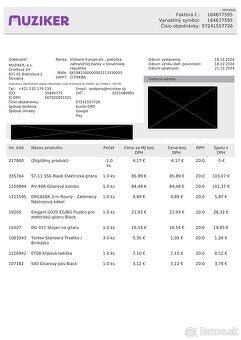 Set el. gitara, gitar kombo, obal, stojan... - 8