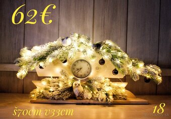 Vianočné vence a dekorácie - 8