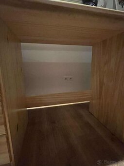 Predám drevenú borovicovú súpravu do detskej izby - 8