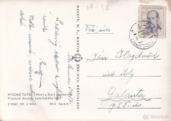 Staré pohľadnice Vysoké Tatry, Javorina, Štrbské pleso - 8
