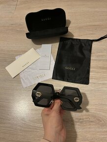 Gucci slnečné okuliare GG0772S - čierne (GG1) - 8