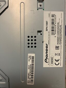 Pioneer SPH-10BT -autorádio - 8