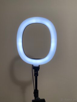 LED Ring light so statívom 3 svetlá - 8