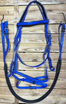 Uzdečka anglická Biothane s otěžemi MIX - 8