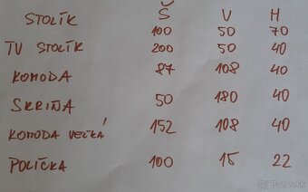 Komplet obývačka stolársky vyrobok - 8