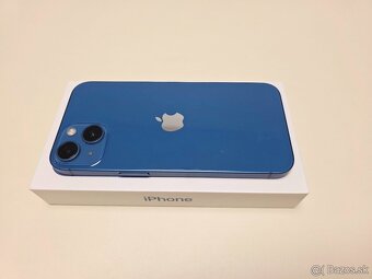 Predám Apple iphone 13 128gb modrý TOP STAV,BATERKA 100% - 8