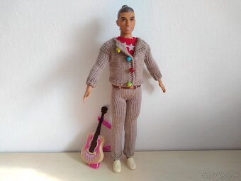 Veľryba slimák delfín tričko pre bábiku Ken barbie bermudy - 8