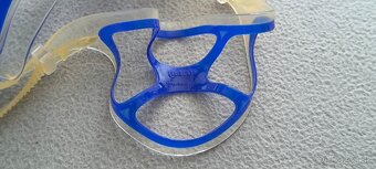 potapacska maska Mares X-VISION modra biela - 8