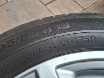 Orig. hliníkové disky VW R15, 5x100 - 8