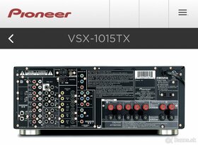 Pioneer zostava5.1: Gramofón, CD/DVD HDD a Reciever VSX 1015 - 8