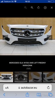 Mercedes GLA predný nárazňik - 8