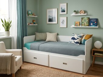 Výsuvná posteľ 80x200/ 160x200cm - 8