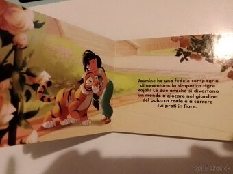 Disney princezné-figúrky+obrázková kniha v taliančine - 8