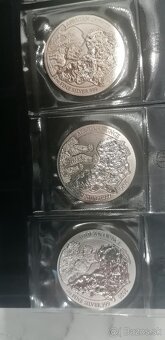 Strieborné mince Rwanda African - 8