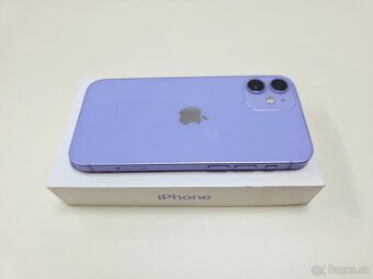 APPLE iPHONE 12 MINI 128GB PURPLE ,ZDRAVIE BATERKY 100% - 8