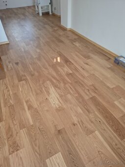 Pokládka plávajúcej podlahy-Parkety - 8