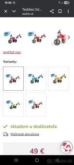 Funny wheels 2v1 odrazadlo / trojkolka - 8