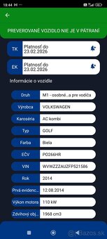 VW Volkswagen golf 7 variant 2.0 TDI 110kw 2014 - 8