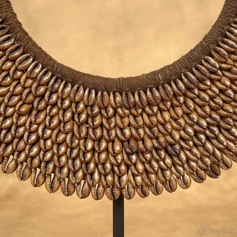 Tolai kmeňové nákrčníky z nassa mušlí - Papua Nová Guinea - 8