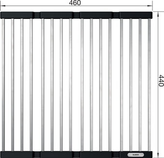 Blanco Klappmatte multifunkčná mriežka 460 mm x 440 mm - 8
