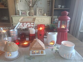 Vianočné svietniky na čajové sviečky mix - 8