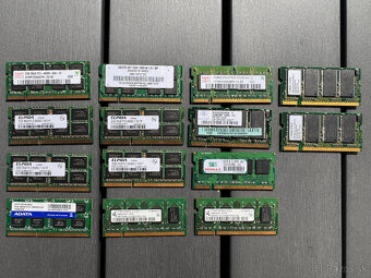 Notebook RAM pamäte: 256 MB, 512 MB, 1 GB a 2 GB - 8