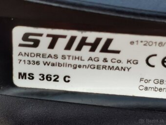 Stihl ms 362/C motorova pila rok 2024 - 8