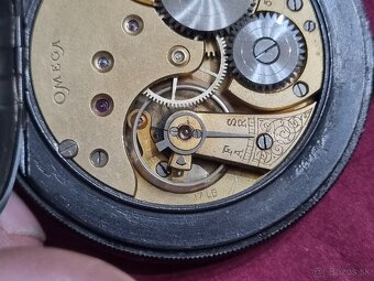 Vreckové hodinky,Omega,brunírované. - 8