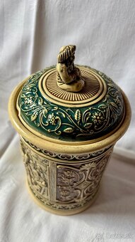 Starožitná keramická nádoba na tabak - 8