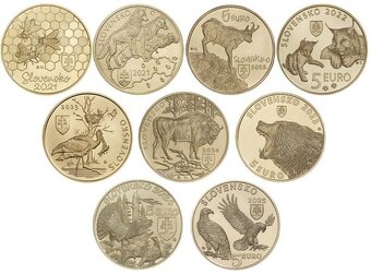 Autorská karta k 5€ minciam Slovensko / 5 euro mince. - 8