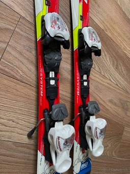 Detské lyže 80 cm, lyžiarky a prilba - 8