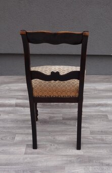Set viktoriánskych jedálenských stoličiek 4 ks – ( 260 ). - 8