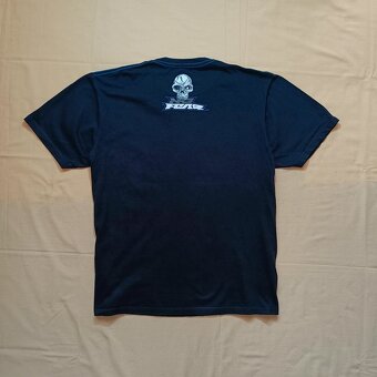 No Fear čierne tričko s potlačou lebky skulls affliction XL - 8
