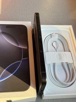 Predám Apple iPhone 16 PRO 256GB Black Titanium - 8