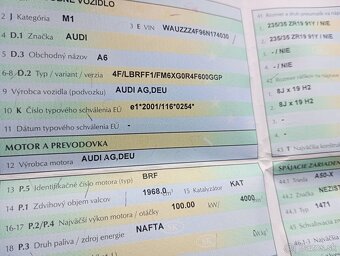 Predám Audi A6 2,0Tdi 100kw. Nízka cena - 8