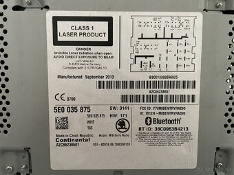 Rádio Swing+ Skoda Octavia 3 - 8