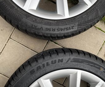 Skoda FABIA disky silber 7jxR16 ET46 215 45 R16 Zimné - 8