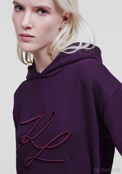 Karl Lagerfeld mikinové šaty signature M - 8