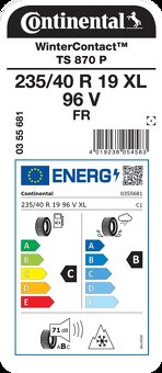✳️r. 2024 -Continental WinterContact TS 870 P 235/40 R19 ✳️ - 8