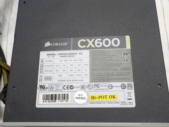 Napájací zdroj pre PC-Corsair CX600 - 8