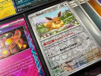 Pokemón MEGA balík (E): 100ks kariet v obaloch s V + darčeky - 8