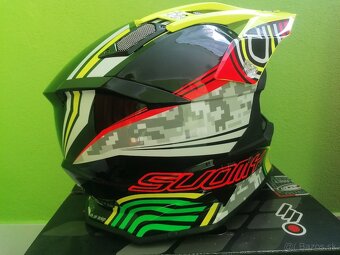 Nová MX prilba Suomy Alpha Pixel carbon/kevlar - 8