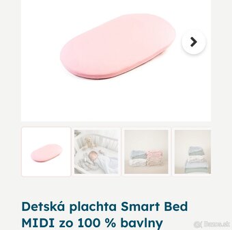 Detská rastúca postieľka + kompletná výbava - 8