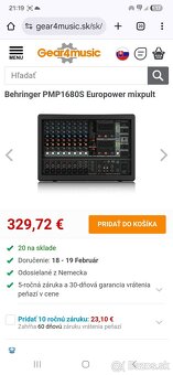Behringer PMP 1680S Power mixpult - 8