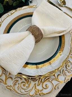 Nová pozlátená obedová súprava Thun pre 12 osôb-posielam - 8