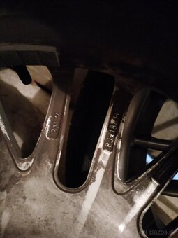 4ks alu disky orig. BMW 5x120 R18 dvojrozmer 7mm letné pneu - 8