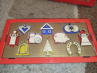 Vianočné drevené ozdoby. - 8