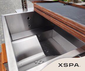 Nerezová kúpacia kaďa, virivka, kúpací sud, jacuzzi vellness - 8