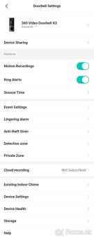 Smart videozvonček 360 Video Doorbel X3 - 8